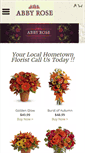 Mobile Screenshot of abbyrosefloral.ca